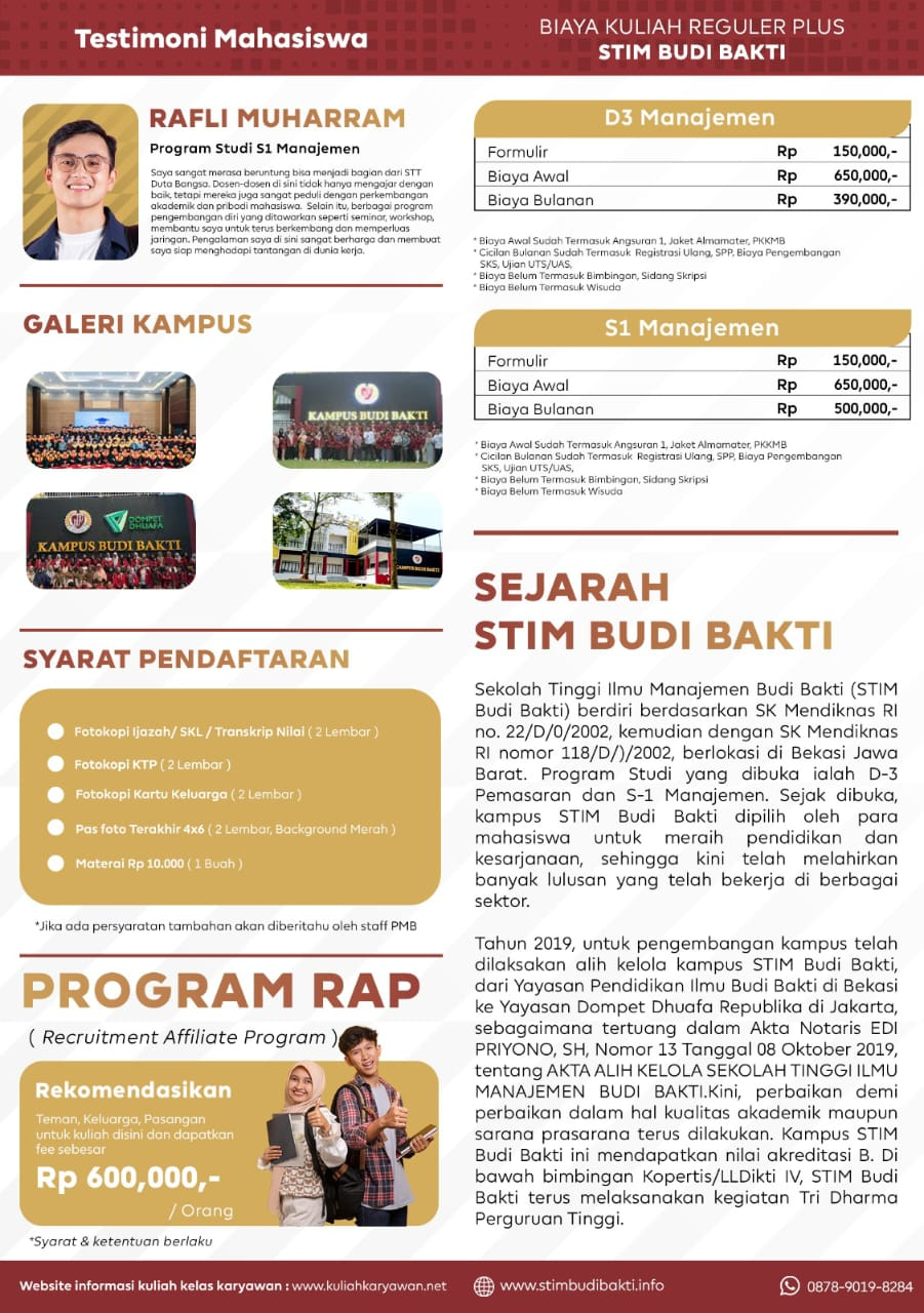 Brosur Belakang